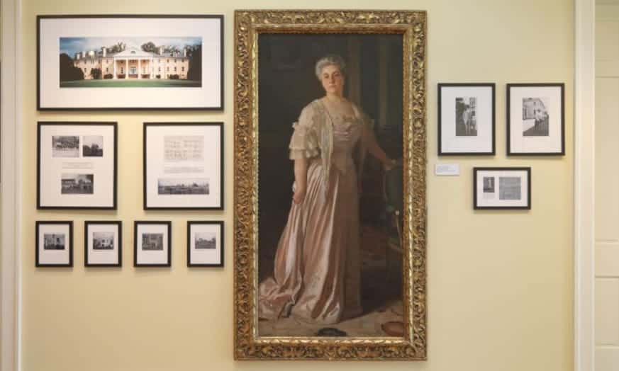 Annie duPont portrait in the David M. Rubenstein Visitor Center